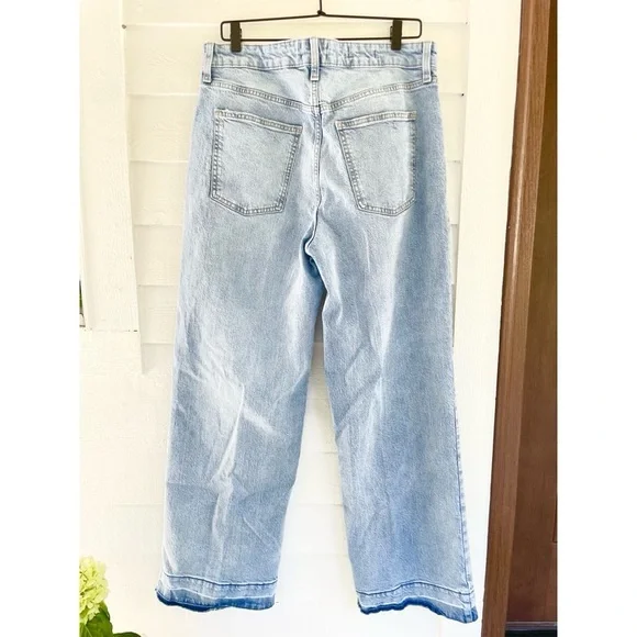 Universal Thread High Rise Wide Leg Jeans Women’s 14R - Picture 4 of 8